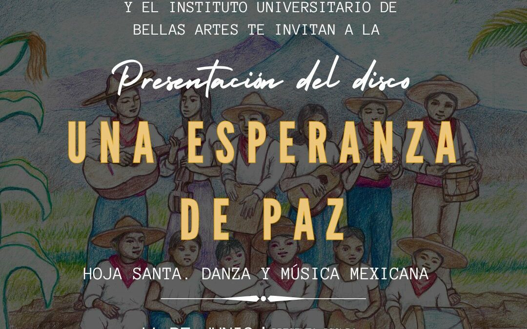 Presentación de disco: Una esperanza de Paz