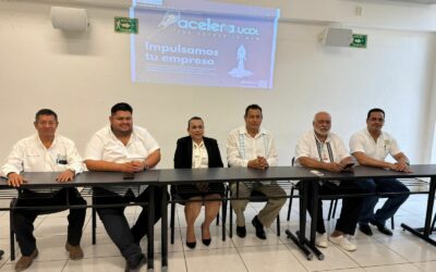 Presentan convocatoria “Acelera Ucol 2025” a representantes de la AMIC